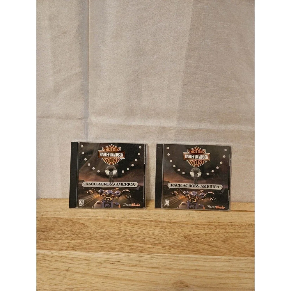 Harley-Davidson: Race Across America (PC, 1999) Lot of 2; one NEW and one USED